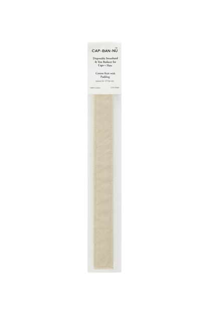 Cap-Ban-Nu™ Cotton Knit with Padding Hat Size Reducer